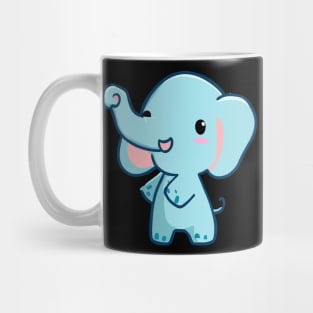 cute elephant cartoon vector illustration Mug